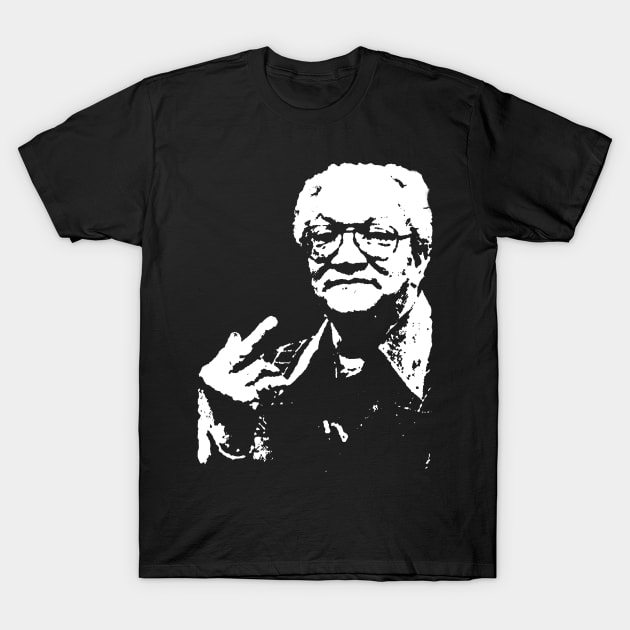 Sanfordandson// black white design T-Shirt T-Shirt by YukieapparelShop